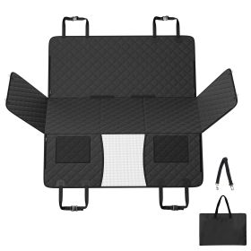 Back Seat Extender for Dogs,Dog Hammock for Car Back seat,Dog Car Seat Cover with Hard Bottom Dog Car Seat Bed 52"x24.8"