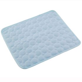 Dog Cooling Mat Summer Pets Cold Bed Extra Large For Small Big Dogs Pet Accessories Cat Durable Blanket Sofa Cat Ice Pad Blanket Pet Products (Option: Light Blue-XS40*30cm)