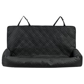 Dog Car Seat, Waterproof Dog Booster Seat for Car, Pet Car Seat with Clip-On Safety Leash, PP Cotton Filling (Placement & Appearance: Rear Row & Cuboid, Max Load Capacity: Under 100 lbs)